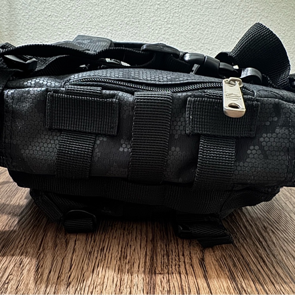 Harley-Davidson Molle Backpack with Piggy-Back Option Gray Camo - Picture 3 of 7